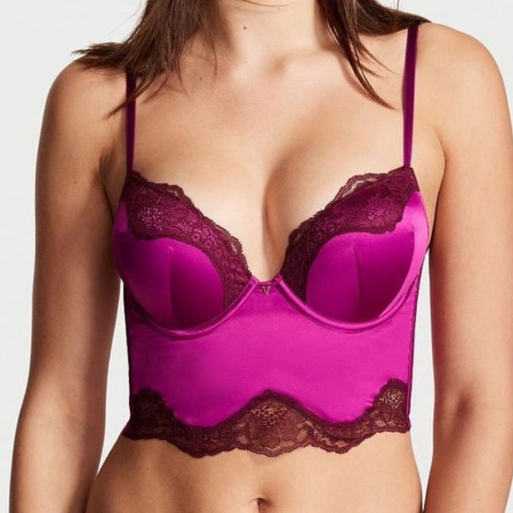 NWOT Victoria's Secret Pink bombshell longline bra